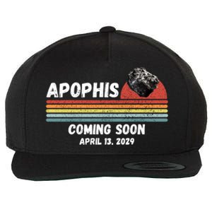 Apophis 2029 Asteroid 99942 Apophis April 13 2029 Comet Meteor Funny Space Humor Wool Snapback Cap