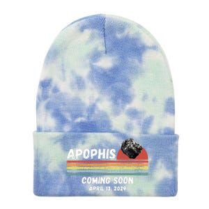 Apophis 2029 Asteroid 99942 Apophis April 13 2029 Comet Meteor Funny Space Humor Tie Dye 12in Knit Beanie