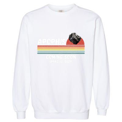 Apophis 2029 Asteroid 99942 Apophis April 13 2029 Comet Meteor Funny Space Humor Garment-Dyed Sweatshirt