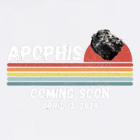Apophis 2029 Asteroid 99942 Apophis April 13 2029 Comet Meteor Funny Space Humor Garment-Dyed Sweatshirt