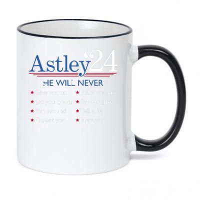 Astley 2024 11oz Black Color Changing Mug