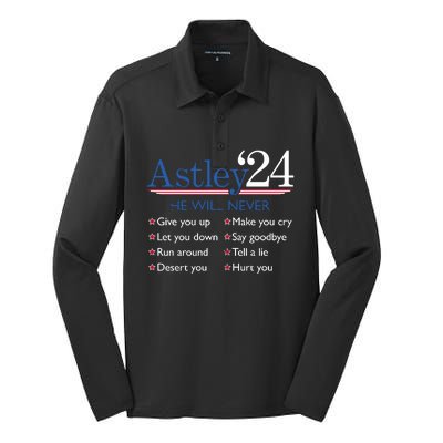 Astley 2024 Silk Touch Performance Long Sleeve Polo