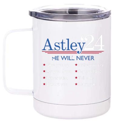 Astley 2024 12 oz Stainless Steel Tumbler Cup