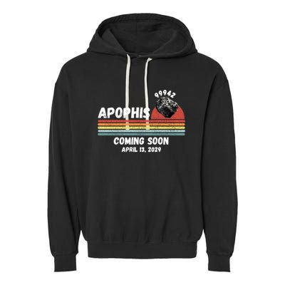 Apophis 2029 Apophis April 13 2029 Asteroid 99942 Funny Space Humor Comet Meteor Garment-Dyed Fleece Hoodie