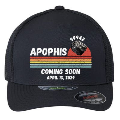 Apophis 2029 Apophis April 13 2029 Asteroid 99942 Funny Space Humor Comet Meteor Flexfit Unipanel Trucker Cap