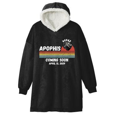 Apophis 2029 Apophis April 13 2029 Asteroid 99942 Funny Space Humor Comet Meteor Hooded Wearable Blanket