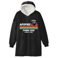 Apophis 2029 Apophis April 13 2029 Asteroid 99942 Funny Space Humor Comet Meteor Hooded Wearable Blanket