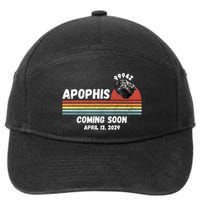 Apophis 2029 Apophis April 13 2029 Asteroid 99942 Funny Space Humor Comet Meteor 7-Panel Snapback Hat