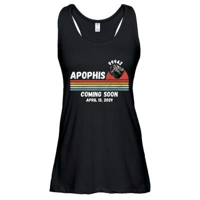 Apophis 2029 Apophis April 13 2029 Asteroid 99942 Funny Space Humor Comet Meteor Ladies Essential Flowy Tank