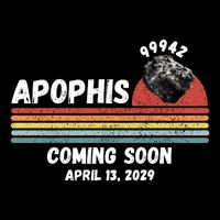 Apophis 2029 Apophis April 13 2029 Asteroid 99942 Funny Space Humor Comet Meteor 16 in Basic Backpack