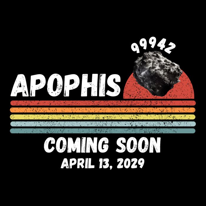 Apophis 2029 Apophis April 13 2029 Asteroid 99942 Funny Space Humor Comet Meteor 16 in Basic Backpack