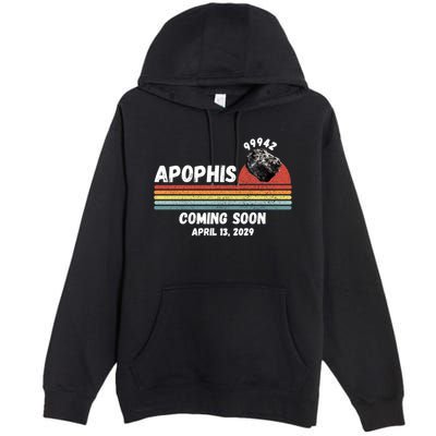 Apophis 2029 Apophis April 13 2029 Asteroid 99942 Funny Space Humor Comet Meteor Premium Pullover Hoodie
