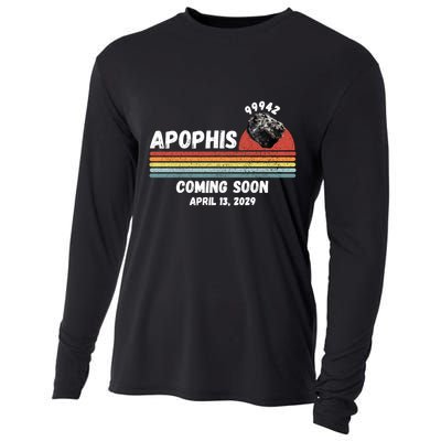 Apophis 2029 Apophis April 13 2029 Asteroid 99942 Funny Space Humor Comet Meteor Cooling Performance Long Sleeve Crew