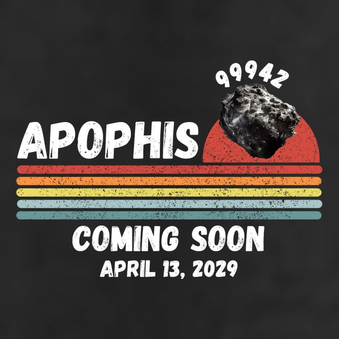 Apophis 2029 Apophis April 13 2029 Asteroid 99942 Funny Space Humor Comet Meteor 25L Jumbo Tote