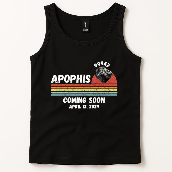 Apophis 2029 Apophis April 13 2029 Asteroid 99942 Funny Space Humor Comet Meteor Tank Top