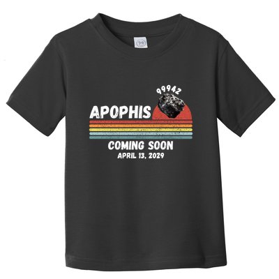 Apophis 2029 Apophis April 13 2029 Asteroid 99942 Funny Space Humor Comet Meteor Toddler T-Shirt