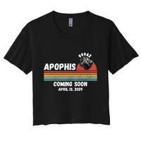 Apophis 2029 Apophis April 13 2029 Asteroid 99942 Funny Space Humor Comet Meteor Crop Top