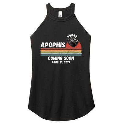Apophis 2029 Apophis April 13 2029 Asteroid 99942 Funny Space Humor Comet Meteor Women's Perfect Tri Rocker Tank