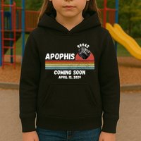 Apophis 2029 Apophis April 13 2029 Asteroid 99942 Funny Space Humor Comet Meteor Kids Hoodie