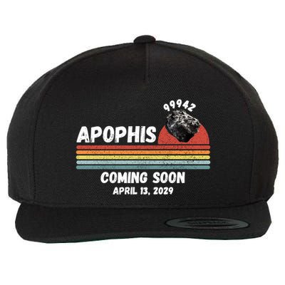 Apophis 2029 Apophis April 13 2029 Asteroid 99942 Funny Space Humor Comet Meteor Wool Snapback Cap
