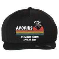 Apophis 2029 Apophis April 13 2029 Asteroid 99942 Funny Space Humor Comet Meteor Wool Snapback Cap