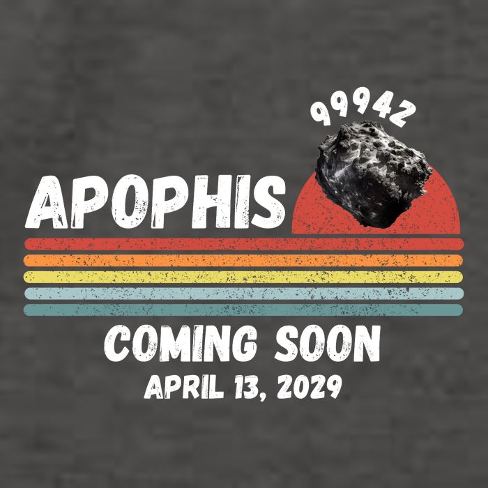 Apophis 2029 Apophis April 13 2029 Asteroid 99942 Funny Space Humor Comet Meteor Vector Backpack