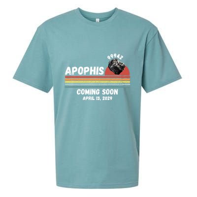 Apophis 2029 Apophis April 13 2029 Asteroid 99942 Funny Space Humor Comet Meteor Sueded Cloud Jersey T-Shirt