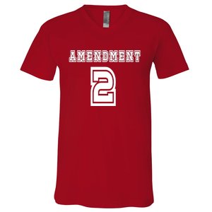 Amendment 2 V-Neck T-Shirt