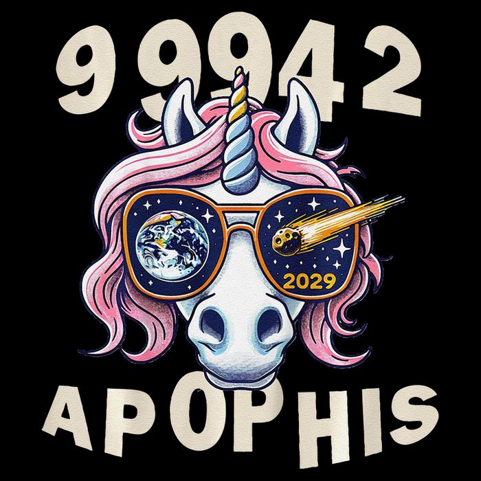 Asteroid 2029 Apophis Close Approach Cool Funny Unicorn Drawstring Bag