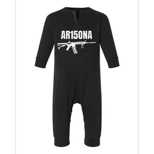 Ar15ona 2nd Amendment Ar 15 For Gun Owners Infant Fleece One Piece