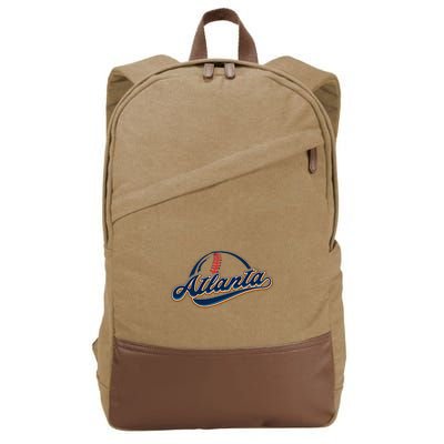 Atlanta 2023 Baseball Lovers Cotton Canvas Backpack
