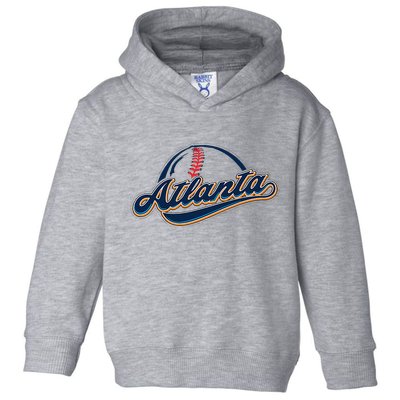Atlanta 2023 Baseball Lovers Toddler Hoodie