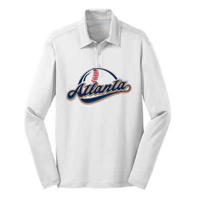 Atlanta 2023 Baseball Lovers Silk Touch Performance Long Sleeve Polo