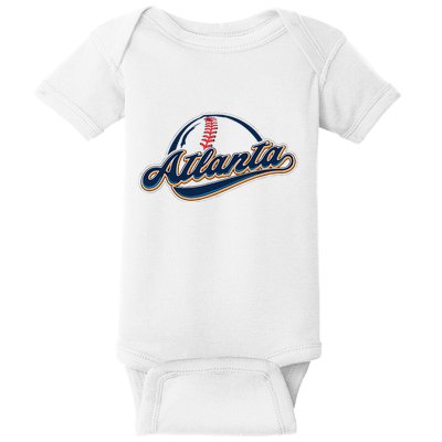 Atlanta 2023 Baseball Lovers Baby Bodysuit