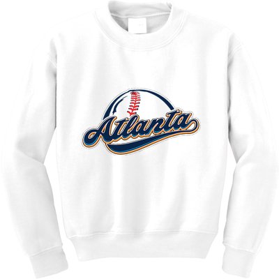 Atlanta 2023 Baseball Lovers Kids Sweatshirt