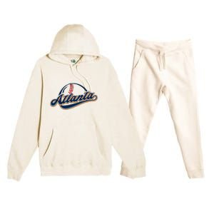 Atlanta 2024 Baseball Lovers Premium Hooded Sweatsuit Set