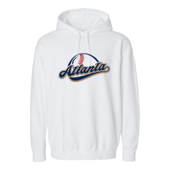 Atlanta 2024 Baseball Lovers Garment-Dyed Fleece Hoodie