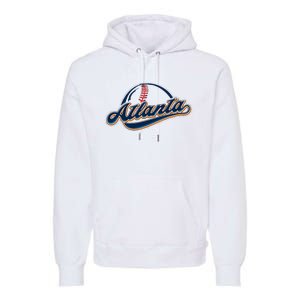 Atlanta 2024 Baseball Lovers Premium Hoodie