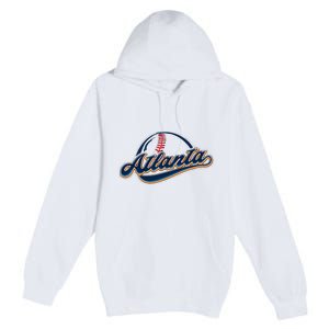 Atlanta 2024 Baseball Lovers Premium Pullover Hoodie