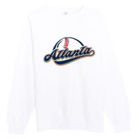 Atlanta 2024 Baseball Lovers Premium Crewneck Sweatshirt