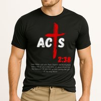 Acts 238 Baptized In Jesus Name Cross Pentecostal Apostolic Performance Shirt