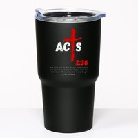 Acts 238 Baptized In Jesus Name Cross Pentecostal Apostolic Tumbler
