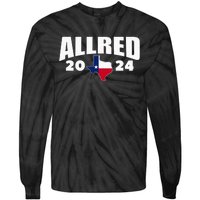 Allred 2024 For Senate Texas Tie-Dye Long Sleeve Shirt