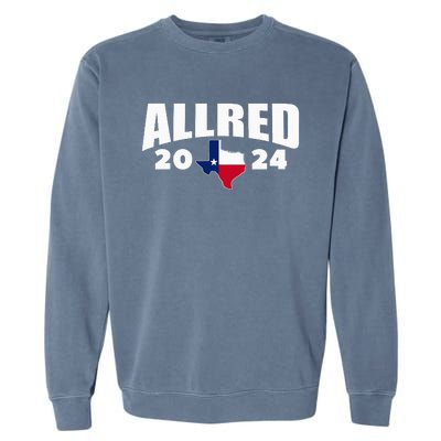 Allred 2024 For Senate Texas Garment-Dyed Sweatshirt