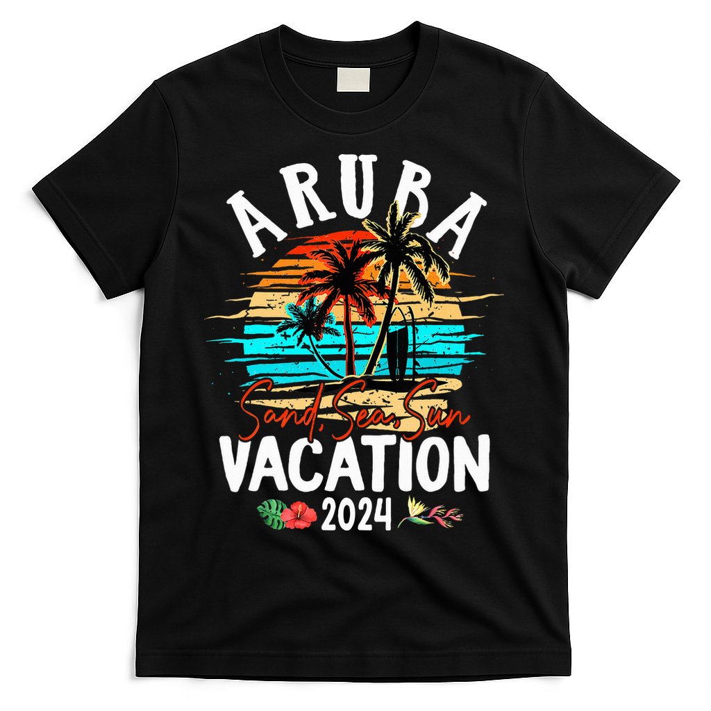 Aruba 2024 Family Friends Trip Group Vacation Matching T-Shirt