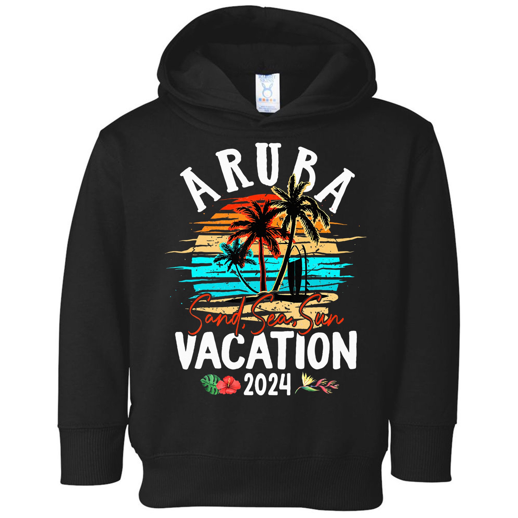 Aruba 2024 Family Friends Trip Group Vacation Matching Toddler Hoodie