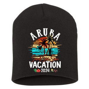 Aruba 2024 Family Friends Trip Group Vacation Matching Short Acrylic Beanie