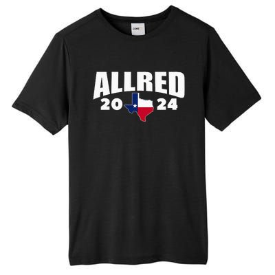 Allred 2024 For Senate Texas Tall Fusion ChromaSoft Performance T-Shirt