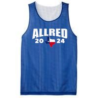 Allred 2024 For Senate Texas Mesh Reversible Basketball Jersey Tank