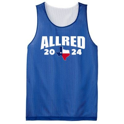 Allred 2024 For Senate Texas Mesh Reversible Basketball Jersey Tank